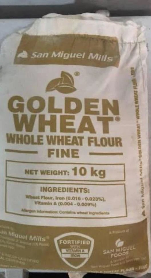 San Miguel Mills Golden Wheat Whole Wheat Flour, fine, 10 kg sack