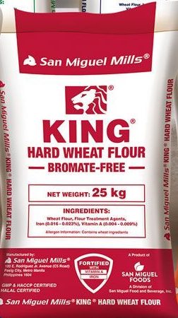 San Miguel Mills King Hard Wheat Flour 25 kg sack