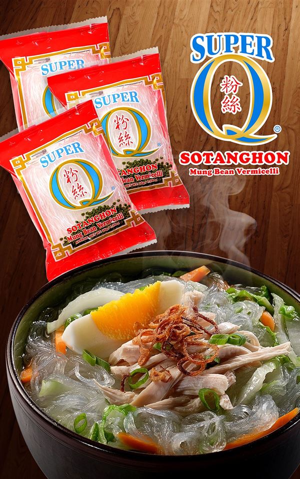 Super Q Sotanghon mung bean vermicelli 35 g packs